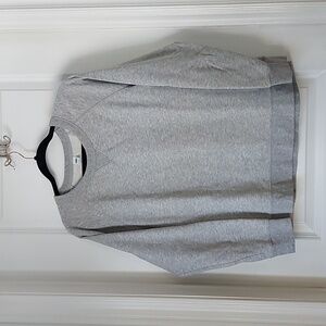 Old Navy Grey heather crew neck sweatshirt Large